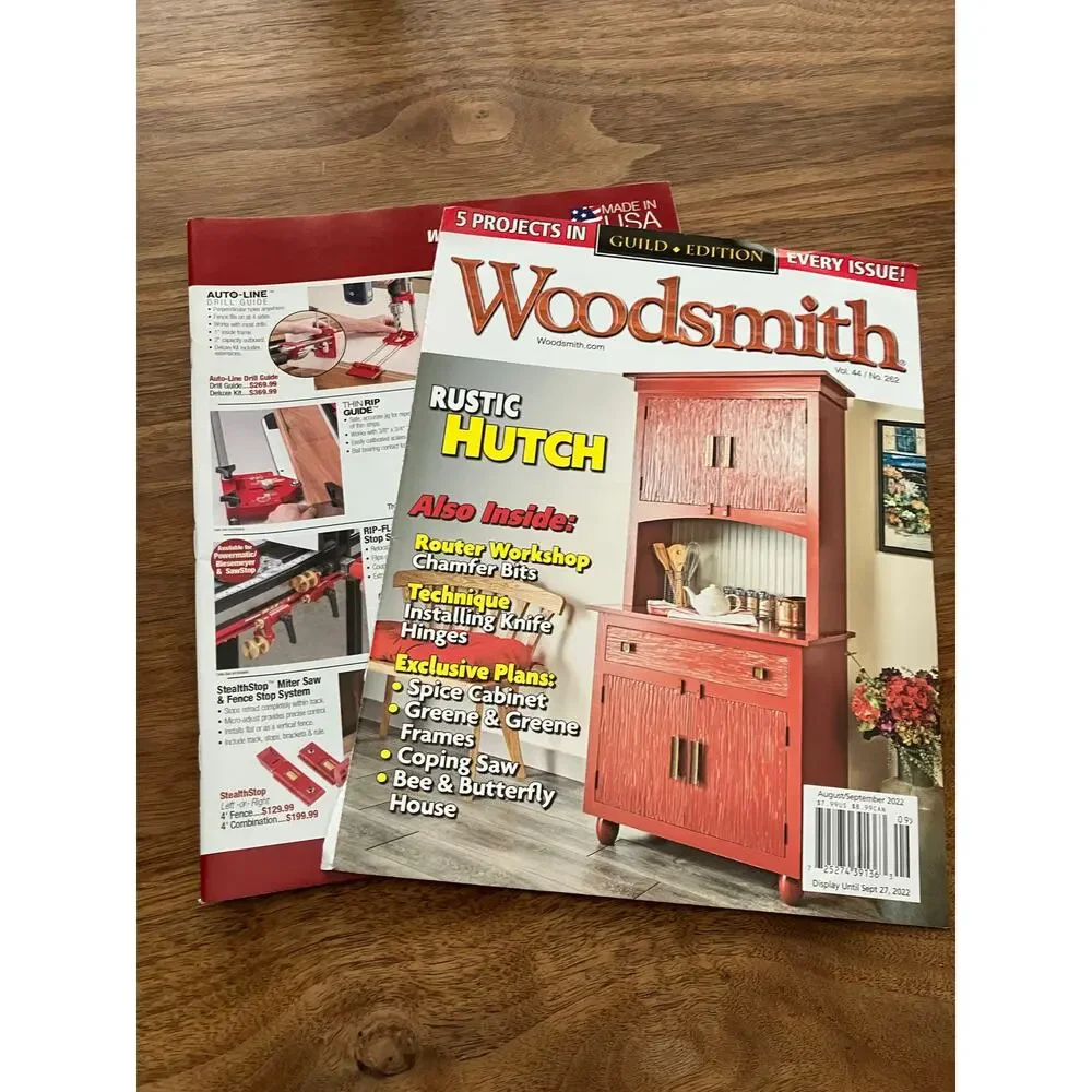 Lot of 5 Woodsmith Magazines‎ | Woodworking Plans, DIY Projects, Shop Guides